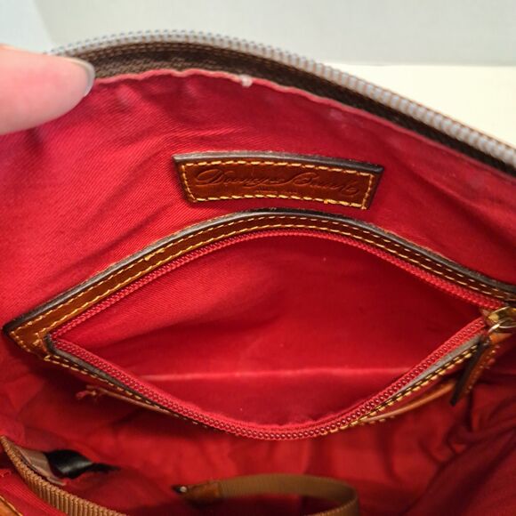 Dooney & Bourke Canvas Shoulder Bag - BLUE - Picture 6 of 16